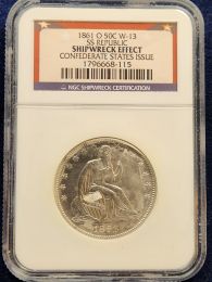 SS Republic Half Dollar | 1861 | In Holder