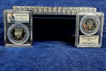 20 Coin Set | Proof Silver | JFK Half Dollar | Case