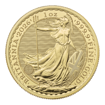 Gold British Britannias | Reverse