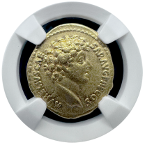 Roman | Marcus Aurellius | Gold Aureus | CH-VF 5x4 | Obverse